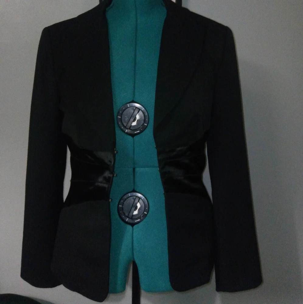 Spiegel Black Tuxedo Hourglass Blazer Sz 8 NWOT - Picture 15 of 16
